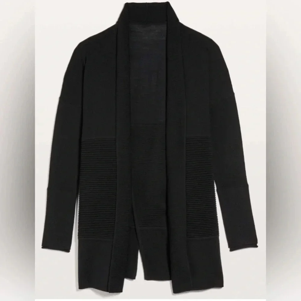 Lululemon Sit In Lotus Wrap Sweater Black Size Small